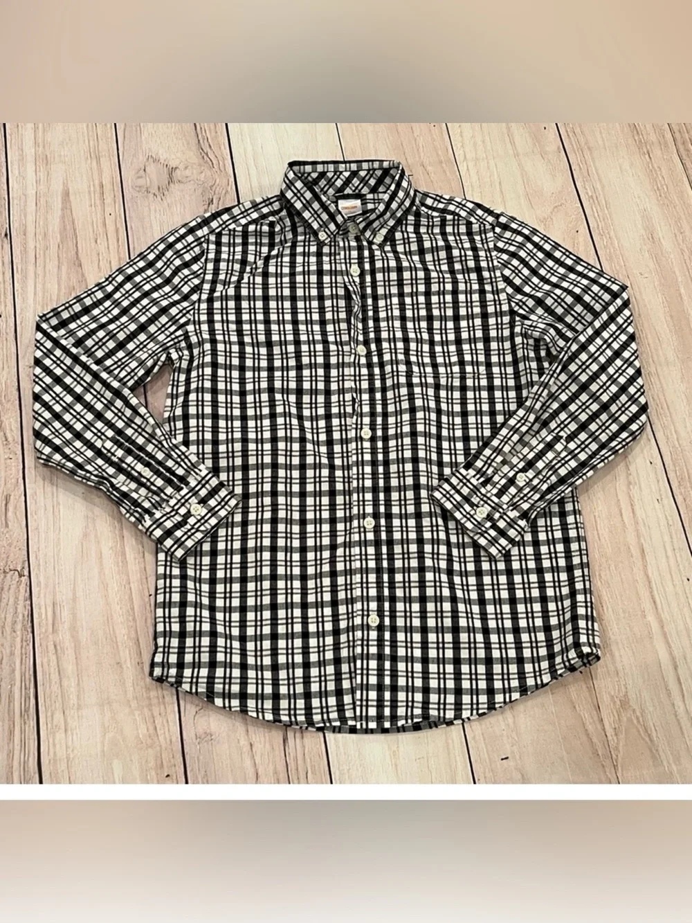 Bundle of 2 Boys Dress Shirts Gymboree & Tommy Hilfiger Long Sleeve /size 12